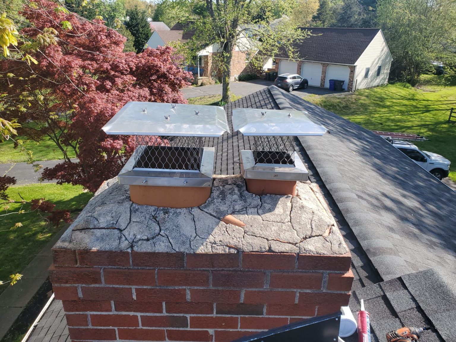 chimney cap guard KP Wildlife Control